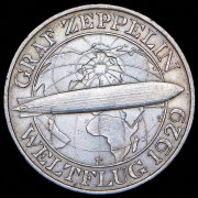 3 марки 1930 "Цеппелин" (Германия) Е
