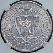 3 марки 1930 "Освобождение Рейнланда" (Германия) (в слабе) А