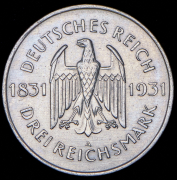3 марки 1931 "100 лет со дня смерти Генриха фом Штейна" (Германия) A