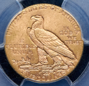 5 долларов 1909 (США) (в слабе)