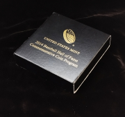 5 долларов 2014 "Национальный зал славы бейсбола" (США) (в п/у)