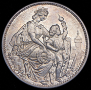 5 франков 1865 "Стрелковый фестиваль в Шаффхаузене" (Швейцария)