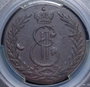 5 копеек 1772 "Сибирские" (в слабе) КМ