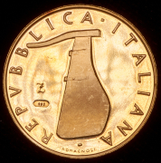 5 лир 1951. Рестрайк (Италия) R