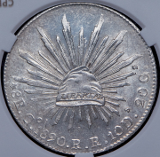 8 реалов 1890 (Мексика) (в слабе)