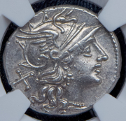 Денарий. Сафра Рома. Рим республика (в слабе)