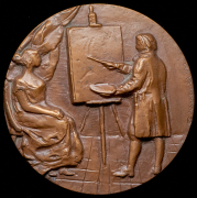 Медаль "В память 250-летия со дня рождения Ф.С. Рокотова" 1989