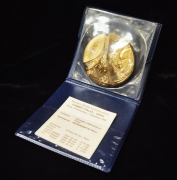 Медаль "В память встречи Горбачева и Коссиги" 1989 (Италия) (в п/у)