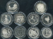 Набор из 10 сер. монет (страны Европы)