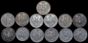 Набор из 13 сер. монет 20 копеек