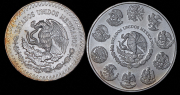 Набор из 2 сер. монет Унция (Мексика)