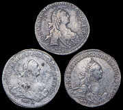 Набор из 3 сер. монет 15 копеек ММД