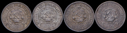 Набор из 4 монет 50 копеек 1922 (ПЛ)