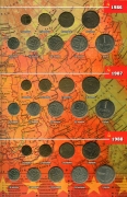 Наборы монет СССР регулярного выпуска 1961-1991 (в п/у)