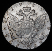 Рубль 1767 СПБ-ТI-АШ