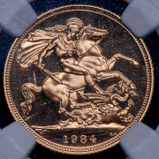 Соверен 1984 (Великобритания) (в слабе)