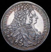 Талер 1696 "Фердинанд Вильгельм Евсевий и Мария Анна" (Шварценберг)