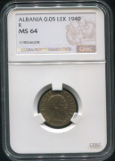 0 05 лека 1940 (Итальянская оккупация Албании) (в слабе)