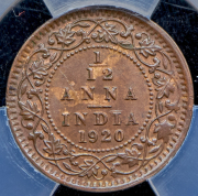 1/12 анны 1920 (Индия) (в слабе)