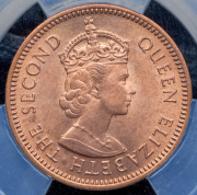 1/2 цента 1955 (Восточные Карибы) (в слабе)