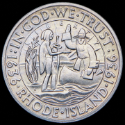 1/2 доллара 1936 "300 лет Род-Айленду" (США) S