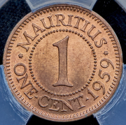 1 цент 1959 (Маврикий) (в слабе)