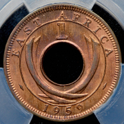 1 цент 1959 (Восточная Африка) (в слабе)