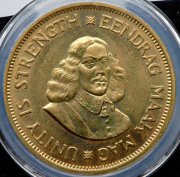 1 цент 1964 (ЮАР) (в слабе)