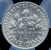 1 дайм 1963 (США) (в слабе)