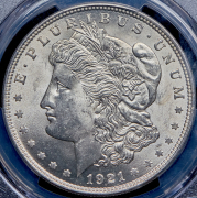 1 доллар 1921 (США) (в слабе)