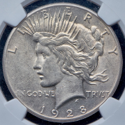 1 доллар 1928 (США) (в слабе)