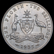 1 флорин - 2 шиллинга 1935 (Австралия)