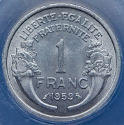 1 франк 1959 (Франция) (в слабе)