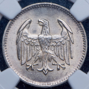 1 марка 1924 (Германия) (в слабе) А