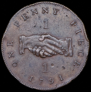 1 пенни 1791 (Сьерра-Леоне)