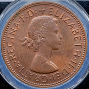 1 пенни 1967 (Великобритания) (в слабе)