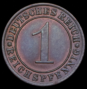 1 пфеннинг 1933 (Германия) А