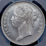 1 рупия 1840 (Британская Ост-Индская Компания) (в слабе)