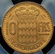 10 франков 1951 (Монако) (в слабе)