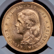 10 гульденов 1897 (Нидерланды) (в слабе)