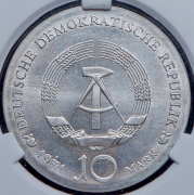 10 марок 1971 "500 лет со дня рождения Альбрехта Дюрера" (Германия) (в слабе)