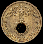 10 пфеннигов 1939 (Германия) D