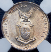 10 сентаво 1945 (Филиппины) (в слабе) D