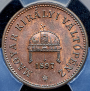 2 филлера 1897 (Венгрия) (в слабе)
