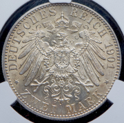 2 марки 1901 "200-летие королевства" (Пруссия) (в слабе)