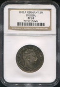 2 марки 1912 (Пруссия) (в слабе)