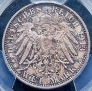 2 марки 1913 "25 лет правлению Вильгельма II" (Пруссия) (в слабе) А