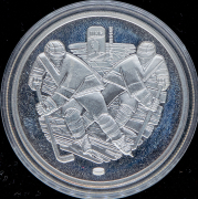 20 рублей 2014 "Чемпионат мира по хоккею 2014 года. Минск-Арена" (Беларусь) (в п/у)