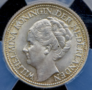 25 центов 1941 (Нидерланды) (в слабе)