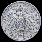 3 марки 1909 (Вюртемберг) F